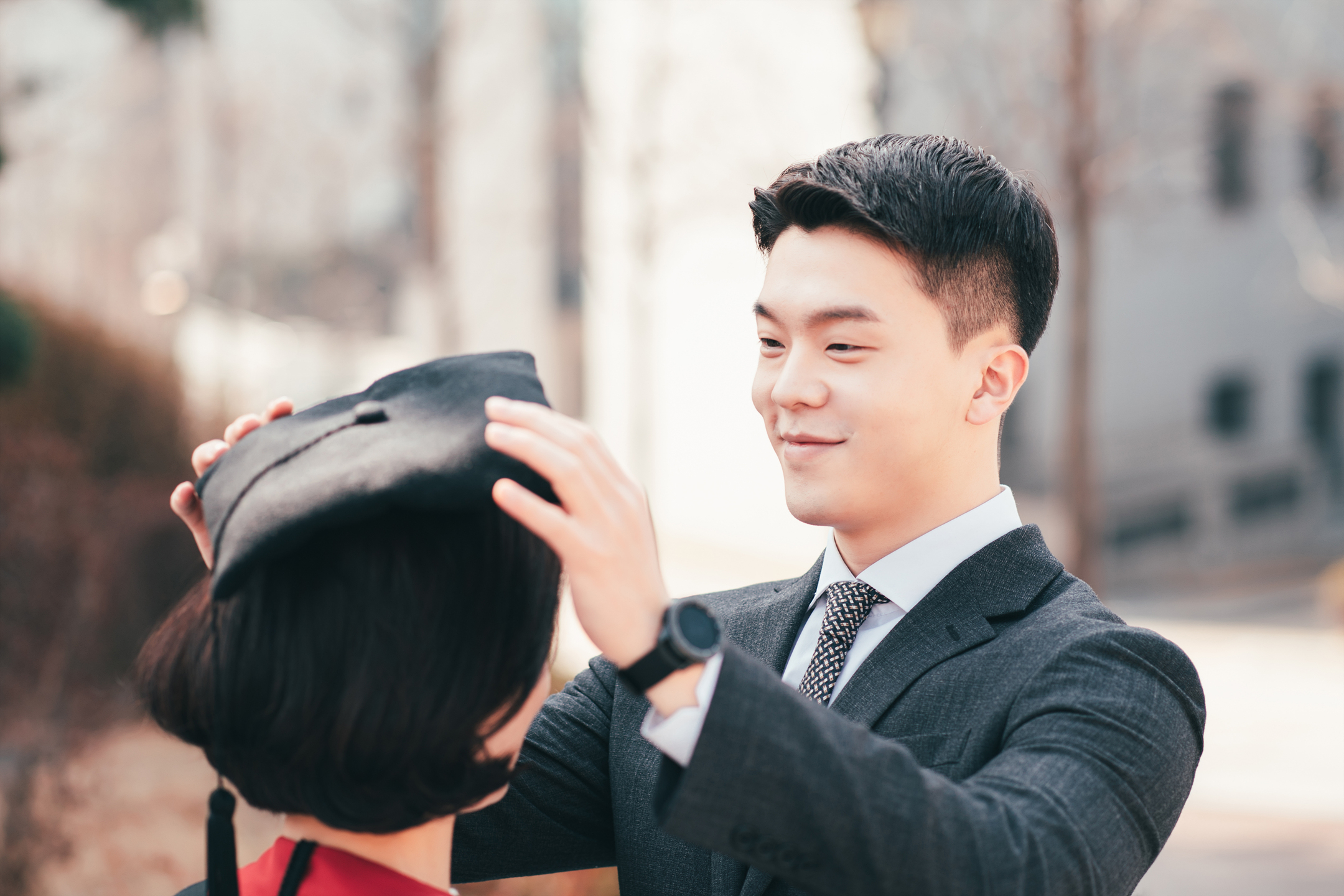 고려대학교 캠퍼스 졸업스냅 개인사진 루시드 포토그라피